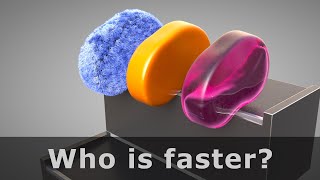 Softbody Simulation V81  | WHO IS FASTER ❤️ C4D4U