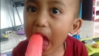 MAKAN ES KRIM CAMPUR POPCORN #youtubevideo #youtube