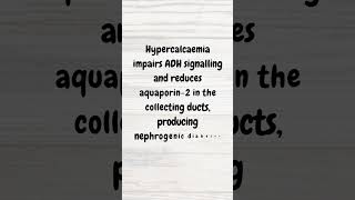Why hyperparathyroid causes pancreatitis & polyuria? | #MRCP | #shorts #pancreatitis #hypercalcemia