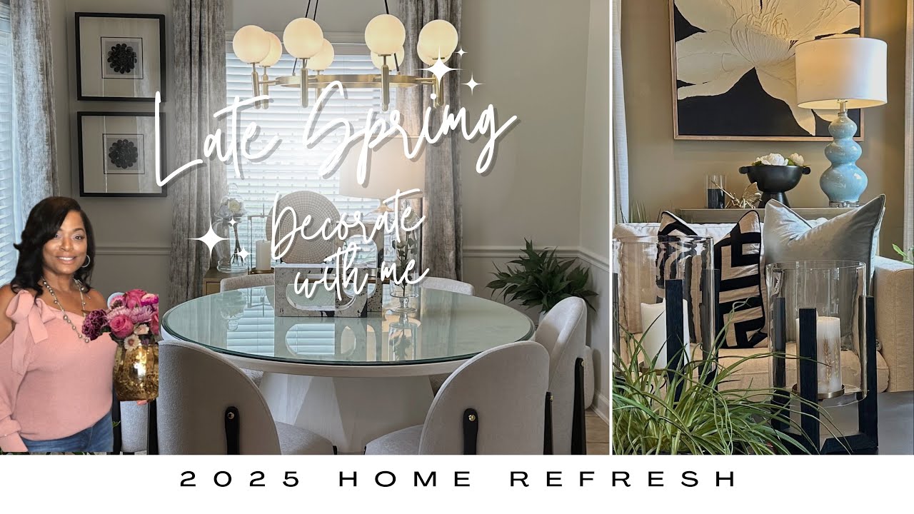 Late Spring Early Summer Home Decor Refresh | Dining Chairs