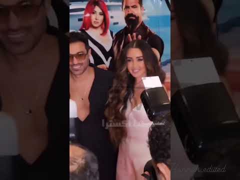هنا الزاهد و احمد فهمي من كواليس تصوير فيلم مستر 