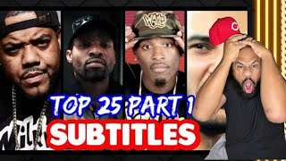 Top 25 Bars That Will NEVER Be Forgotten PART 1 SUBTITLES | SMACK URL | REACTION