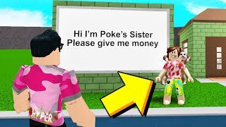She Pretended To Be A YOUTUBER'S SISTER To SCAM Me!! (Roblox Bloxburg)