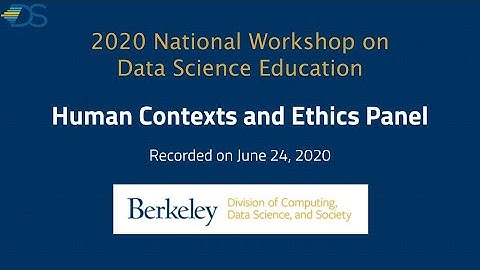 2020 NWDSE Human Contexts & Ethics Panel