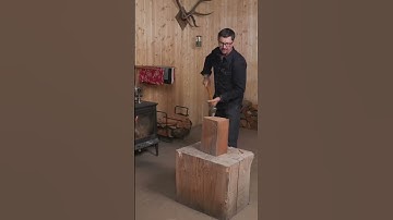 How The U.S. Forest Service Splits Firewood Wranglerstar PROfessional HOmeowner #shorts