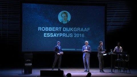 Gala van de Wetenschap Robbert Dijkgraaf Essayprij - TOEKOMSTMAKERS