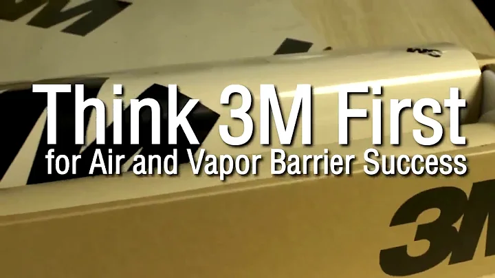 3M 3015 Air & Vapor Barrier Installation video