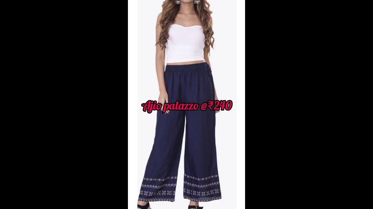 Ajio palazzo pants under 250 