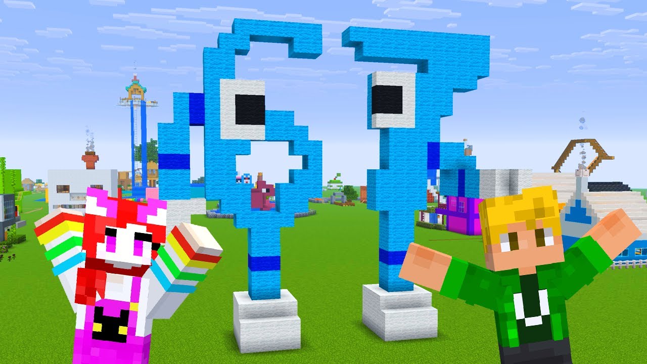 เมื่อผมอัญเชิญ 67 มาไว้ใน Minecraft - How to build 6 7 Meme in ...