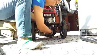Pressure washer pump removal
