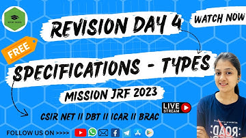 Revision session -4 Specification - Developmental Biology  CSIR June 2023 Lifesciences@BotanyInsider