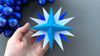 Weihnachtsdeko selber machen: Sterne basteln für Weihnachten - Weihnachtssterne aus Papier als Deko