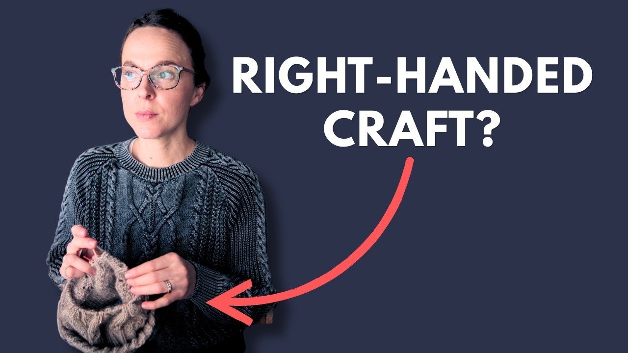 Is knitting inherently right-handed?