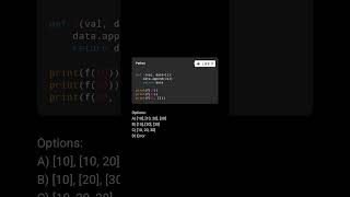 python MCQ questions 👾🕹️ #python #mcq #question #coding #programming