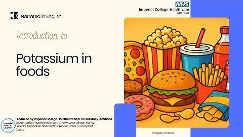 Introduction to: Potassium in foods