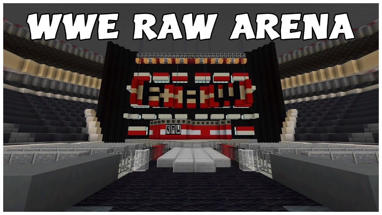 WWE RAW ARENA IN MINECRAFT