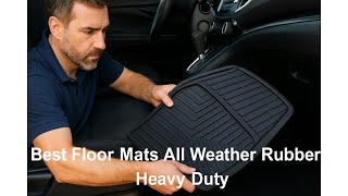 🚗 Best Floor Mats All Weather Rubber Heavy Duty | Ottomanson Heavy Duty Rubber Floor Mat 🚗