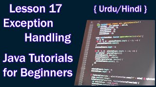 Lesson 17 - Exception Handling | Java Tutorials for Beginners (Urdu/Hindi)