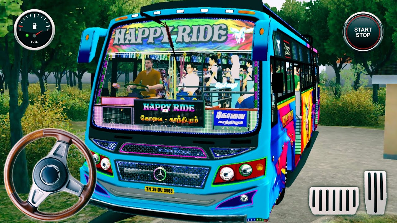 TN PRIVATE BUS DRIVING🚍🧑‍✈️ | Bus Simulator Indonesia Android Gameplay 2026