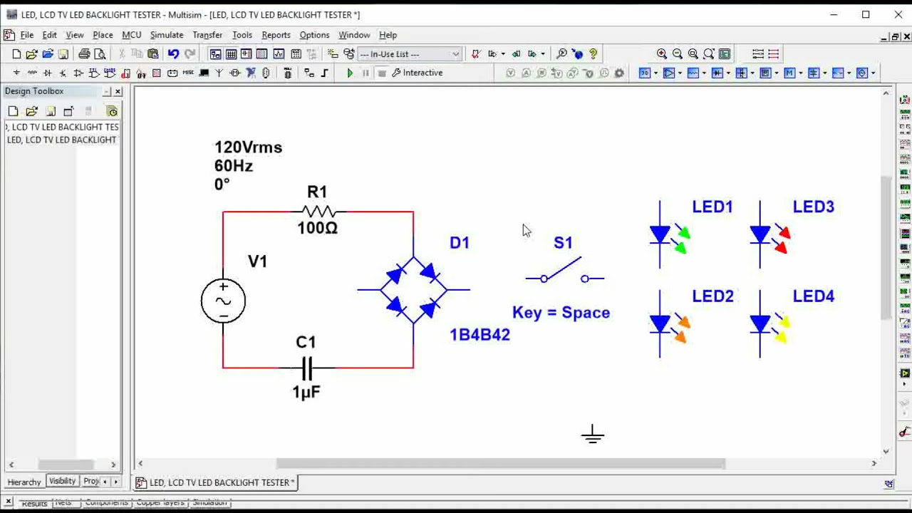 vej grundlæggende Brokke sig Simple LED TV Back Light LED Tester Circuit