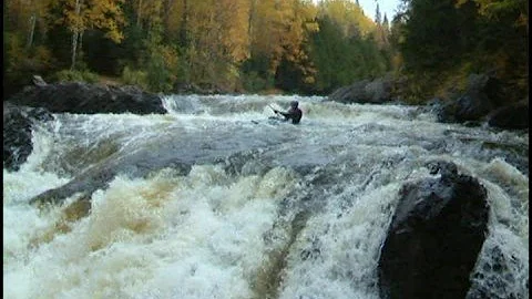 Kayaking Grassy River High Falls