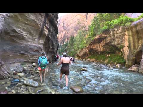 The narrows zion national park, 4K, Utah, USA