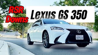 Lexus GS 350 Lowered on RSR Downs + REVIEW!!!