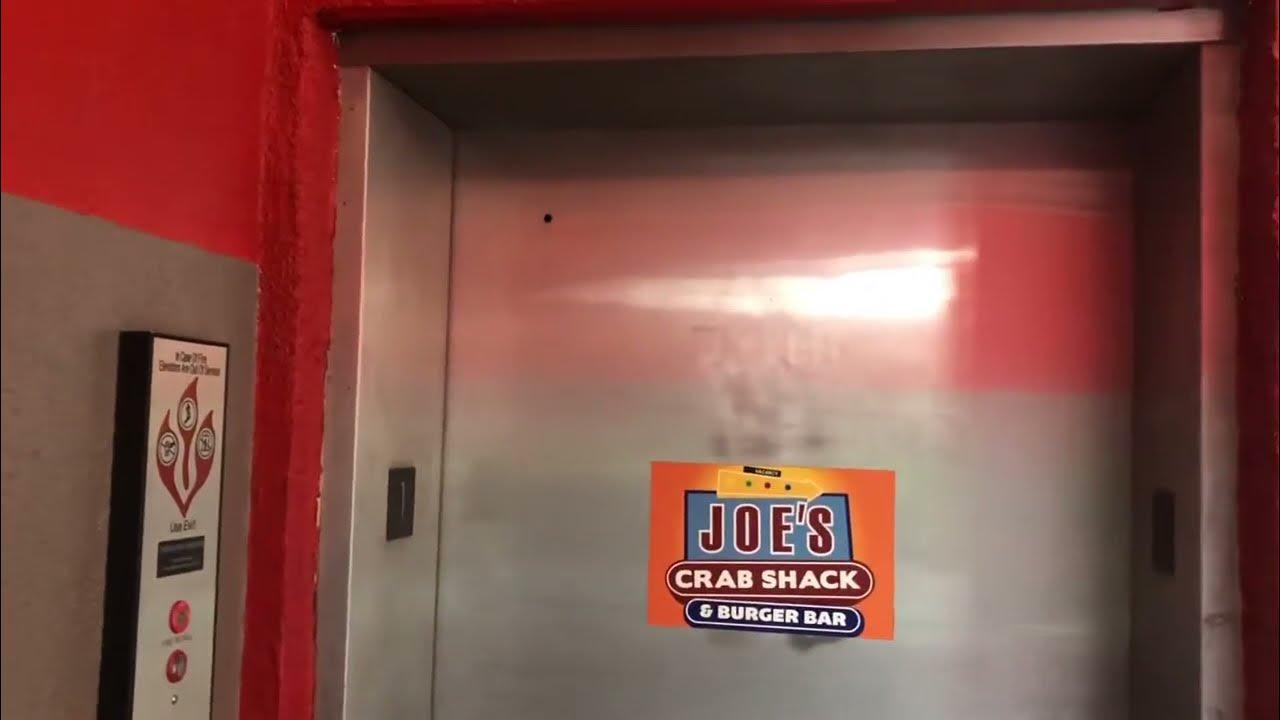 Modded Otis Hydraulic Elevator Joe’s Burger Bar & Crab Shack, Kemah