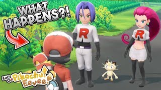 What Happens If You Try And Join Team Rocket In Pokemon Let's Go Pikachu & Eevee?