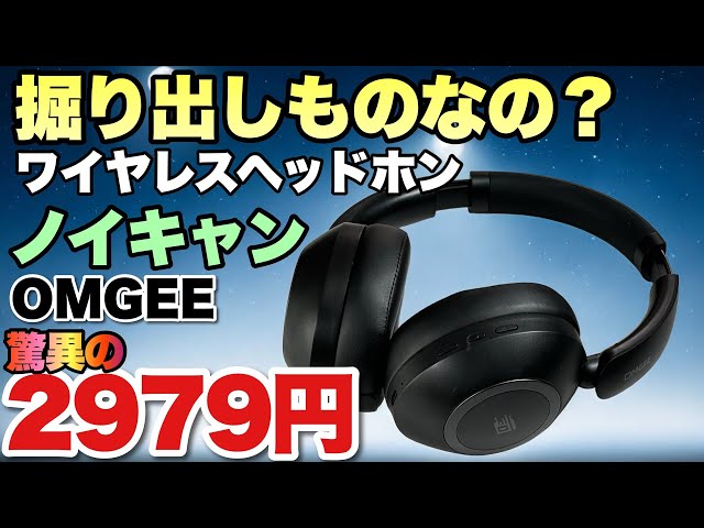 気軽に買える】なんと3000円以下で、ワイヤレスノイキャンの「OMGEE