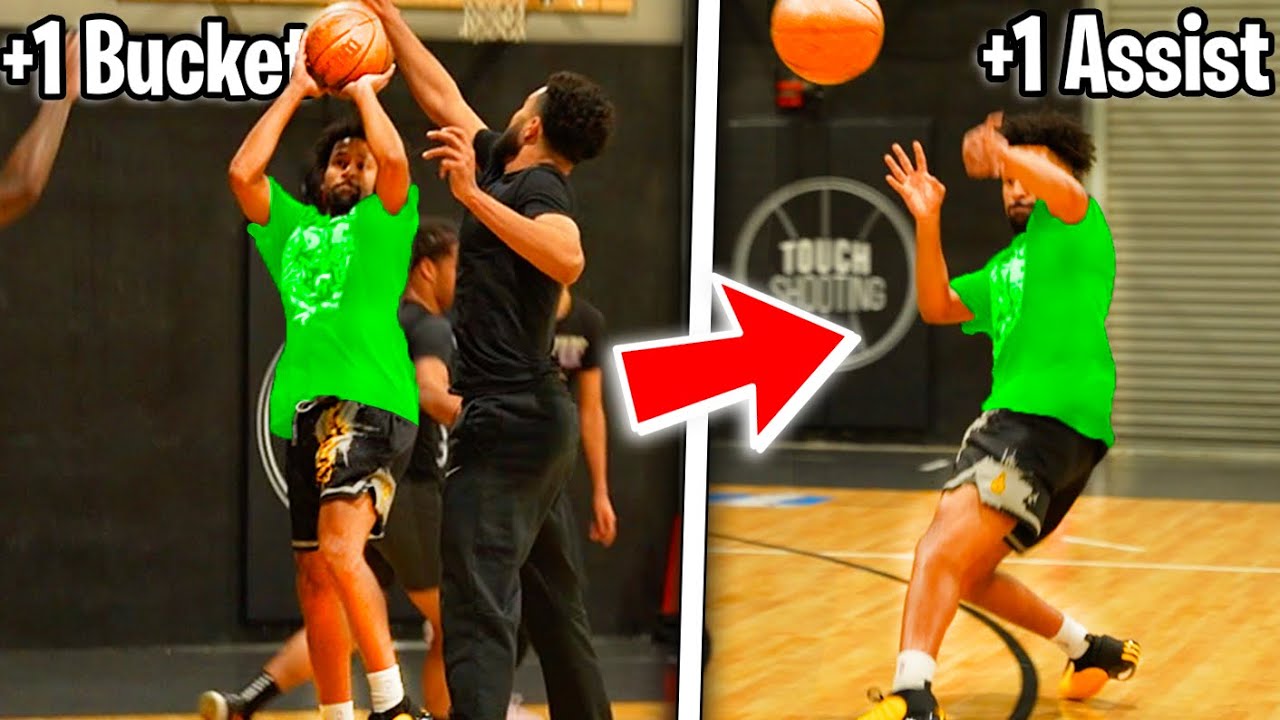 Attempting To Get A TRIPLE-DOUBLE Vs Pro Hoopers (5v5) - YouTube