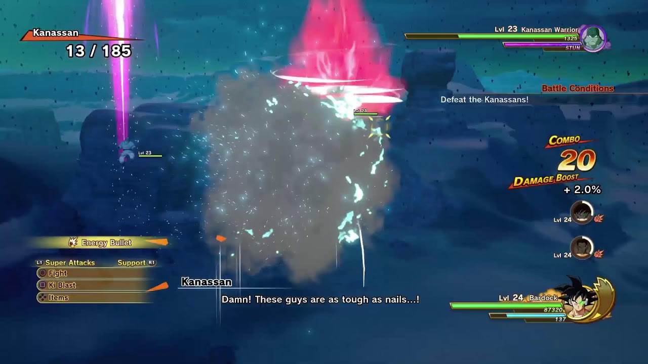 DBZ Bardock Gameplay