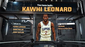 HOW TO MAKE A KAWHI LEONARD BUILD ON NBA 2K20 - TOP 3 BUILDS!!