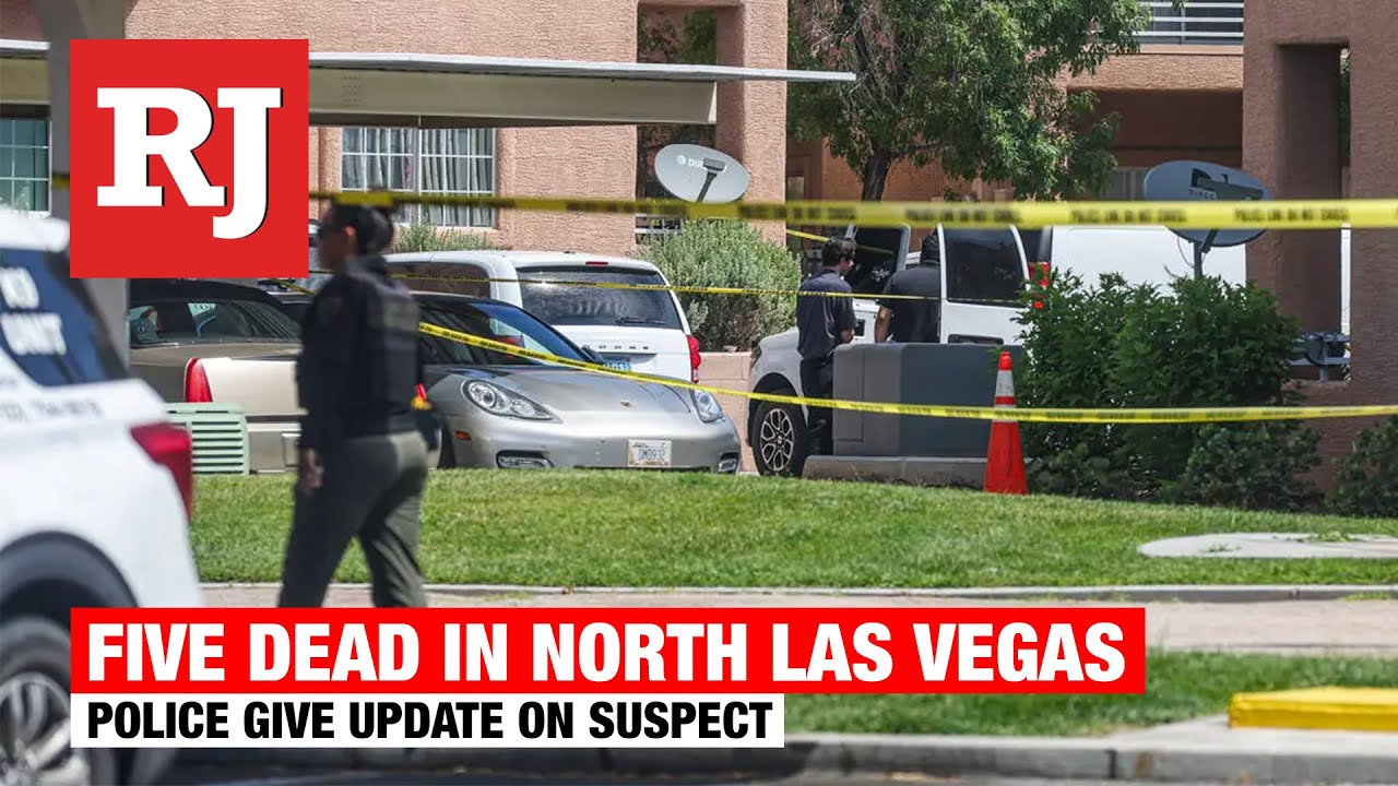 5 dead in North Las Vegas; Police give update on suspect - YouTube