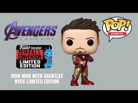 funko pop iron man with gauntlet