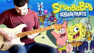 Video thumbnail of "SpongeBob SquarePants Music on Guitar"