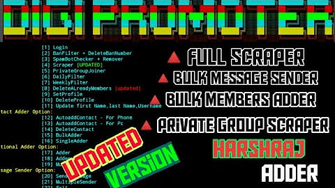 Unlimited telegram members adder || how to add members in telegram channel || telegram group members