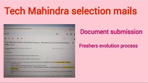 🚀 Tech Mahindra Selection Mail! 📩 | Check Your Email Now! ✅ | Next Steps & Document Submission