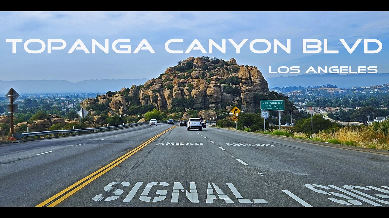 Topanga Canyon Blvd- Los Angeles Driving Tour 