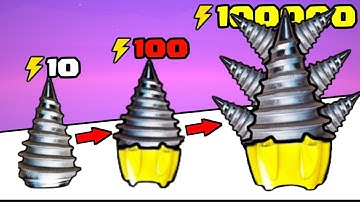 Auto Diggers - Level Up Digger Max Level Gameplay (Minecraft, Merge Miner)