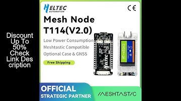 New Meshtastic Tracker Heltec T114 V2 Nordic nRF52840 SX1262 LoRaWAN LoRa Arduino Positioning  Devbo