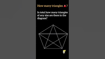 How many triangles 🔺️? I find the number of triangles in the picture