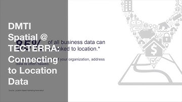 DMTI Spatial at TECTERRA 2015 - Connecting to Location Data