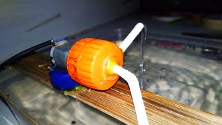 Membuat pompa air mini untuk aquarium dengan dinamo bekas tamiya USB DC