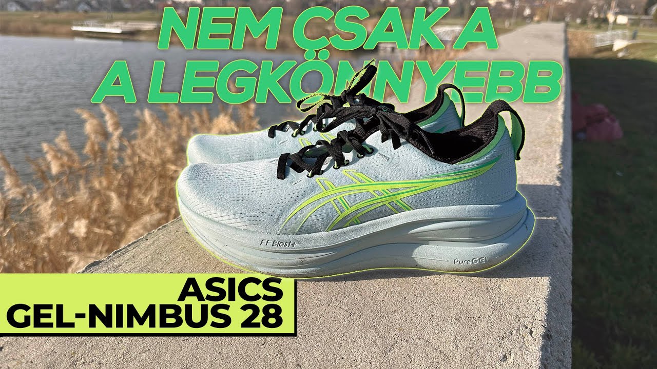 video ASICS Gel-Nimbus 28 futócipő