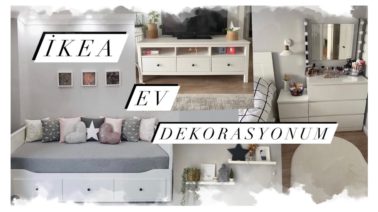 İKEA EV DEKORASYONUM - MİNİ EV TURU - EVİMİ NASIL DEKORE ETTİM