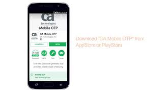 Generate OTP for Baroda Connect using CA Mobile OTP app - BOB M CONNECT - BOB World screenshot 1