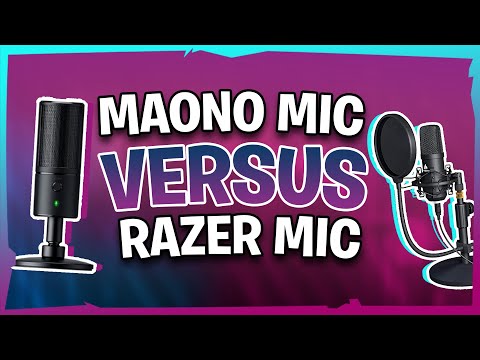 Maono AU-PM420 Vs. Razer Seiren X - Microphone Comparison