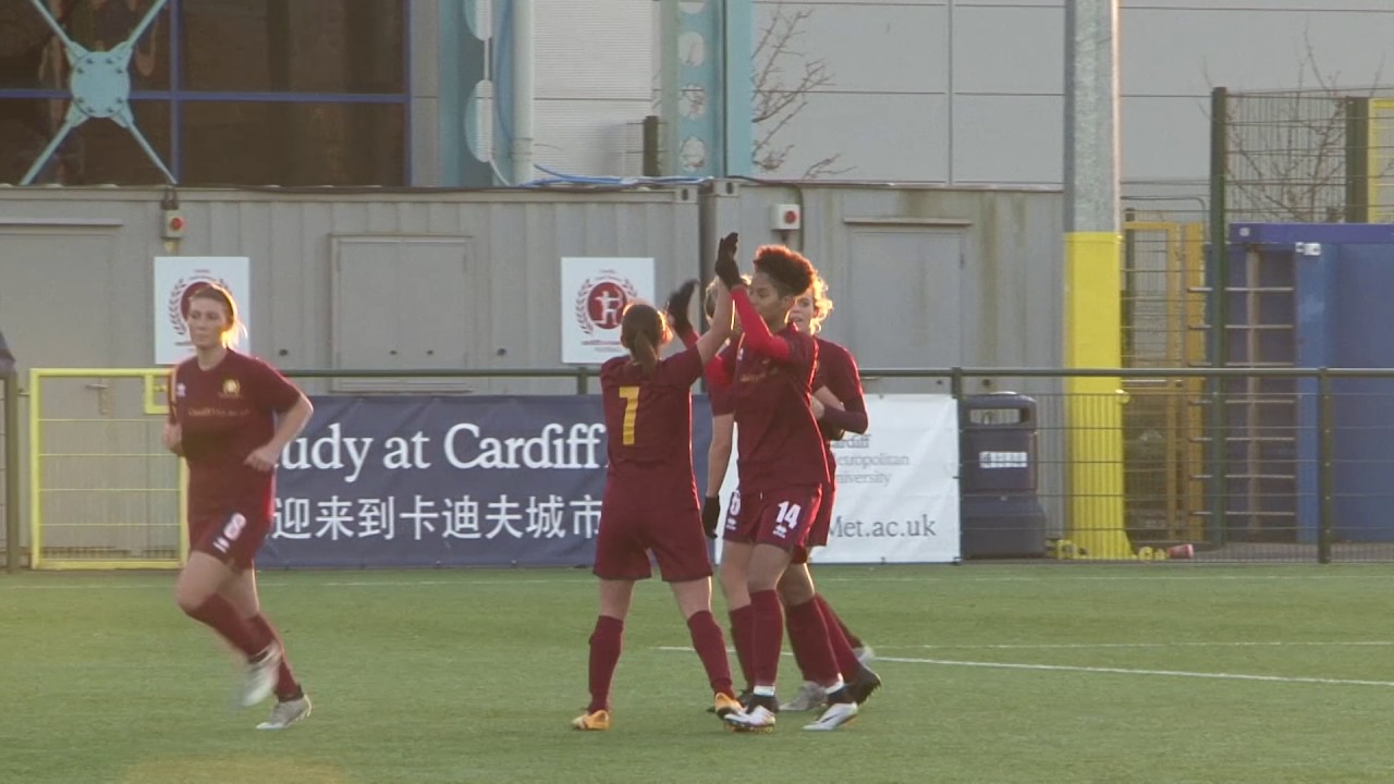 WOMENS: CARDIFF MET 4-1 CARDIFF CITY football score