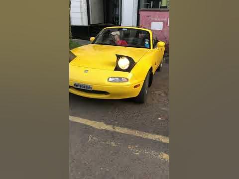 Mazda Miata in Mumbaiii blinking it’s eyes 👀 #mazdamiata #mumbai #